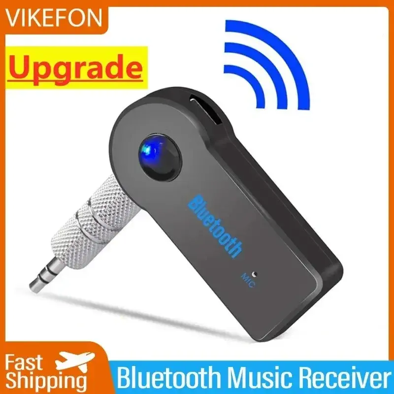 VIKEFON Bluetooth Audio Receiver Stereo 3.5mm Jack AUX Bluetooth Adapter MP3 Car Transmitter Wireless Speaker Headphone Adapter