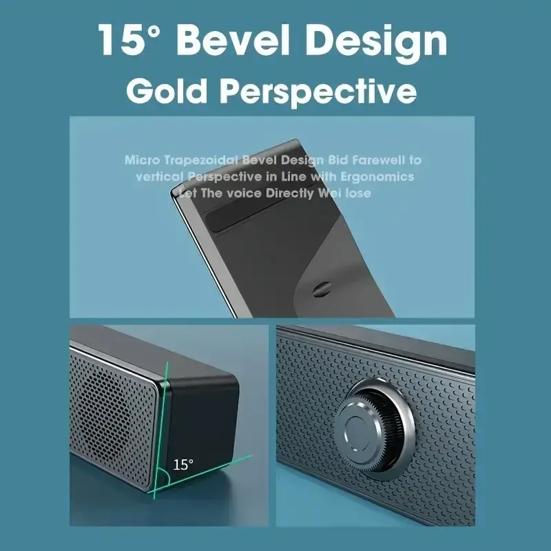 Bluetooth Speaker Immerse Yourself In High Quality Sound With Our PC Bar Speaker Wired Home USB Wired Plug-in Desktop Speaker