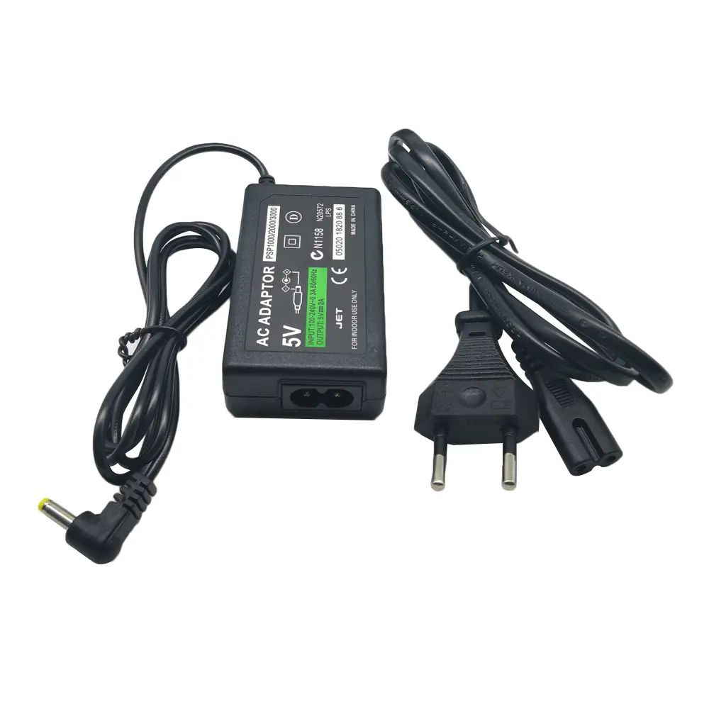 EU US Plug For PSP charger 5V AC Adapter Home Wall Charger Power Supply Cord for Sony PSP PlayStation 1000 2000 3000