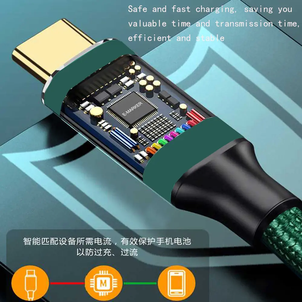 240W PD Fast Charging Cable USB Type C to C Cable Wire for iPhone 15 Plus PS5 Switch Samsung MacBook Pro 5A Fast Charging Cable