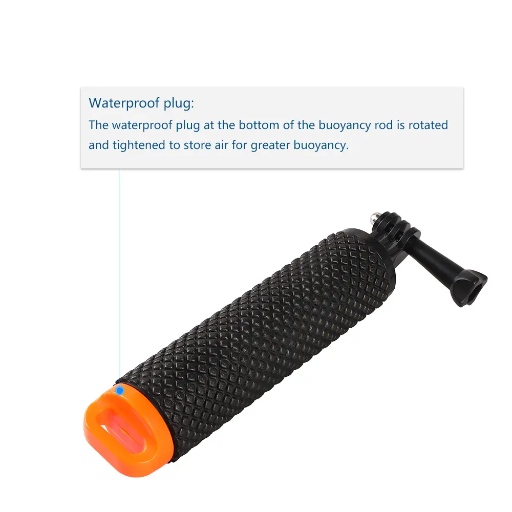 New Float Hand Grip Buoyancy Rod Pole Stick Monopod Tripod for Gopro Go Pro Hero 9/8/7/6/5/4/3 Xiomi Yi 2 4K Action Camera
