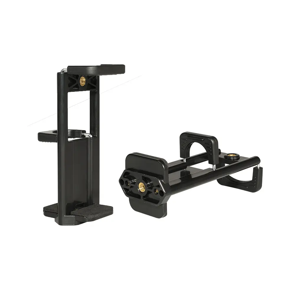 Universal 2 in 1 Mobile Phone Clip 58-90mm Tablet Desktop Clip 110-180mm Pan Tilt Camera Holder for iPhone 13 12 pro max Xiaomi