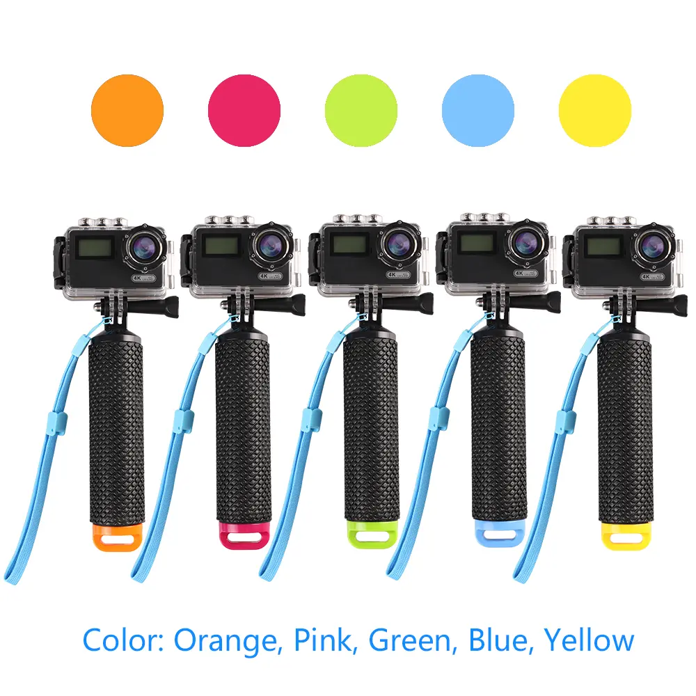 New Float Hand Grip Buoyancy Rod Pole Stick Monopod Tripod for Gopro Go Pro Hero 9/8/7/6/5/4/3 Xiomi Yi 2 4K Action Camera