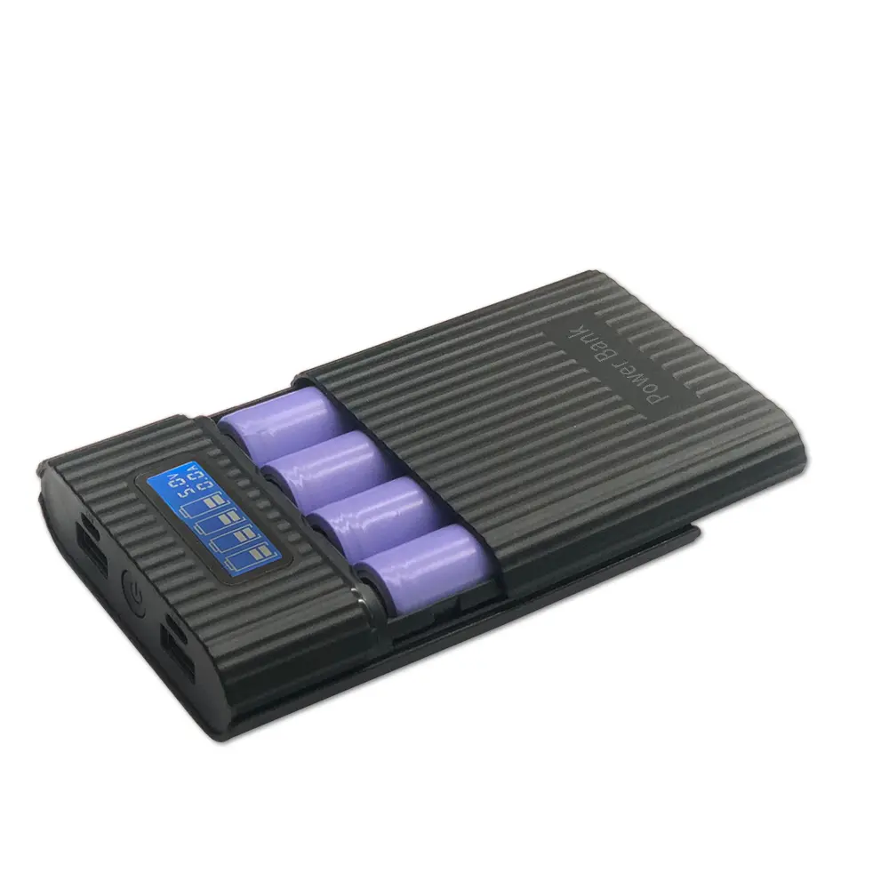 Quick Charge Dual USB DIY 18650 Power Bank Shell DIY 4*18650 Case Battery Charge Storage Box Battery Charge