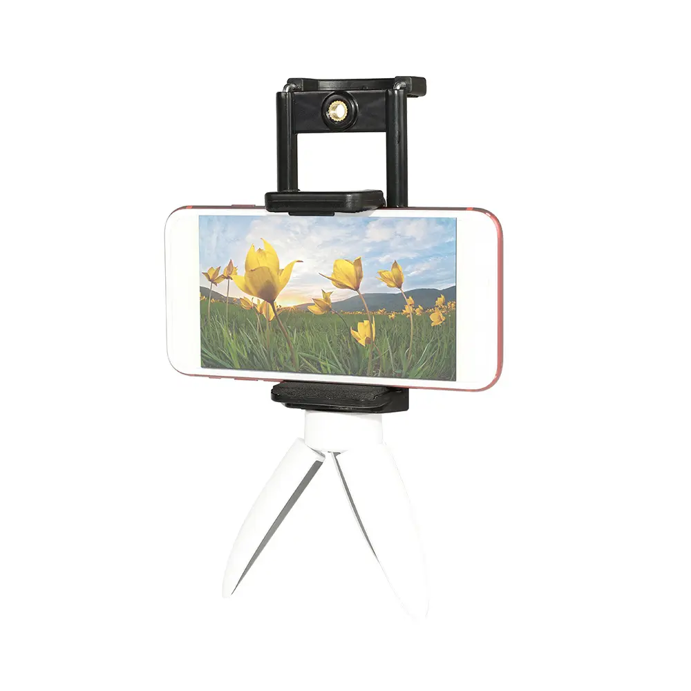 Universal 2 in 1 Mobile Phone Clip 58-90mm Tablet Desktop Clip 110-180mm Pan Tilt Camera Holder for iPhone 13 12 pro max Xiaomi