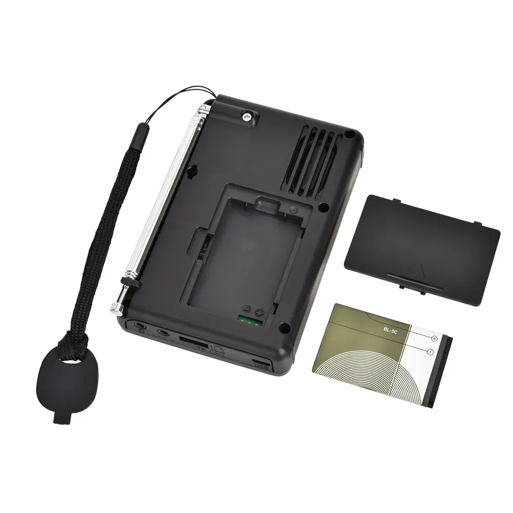 Portable Digital FM Radio LCD Display FM AM SW Radio with Bluetooth Speaker Power-off Memory Function Fashion FM Radio K603