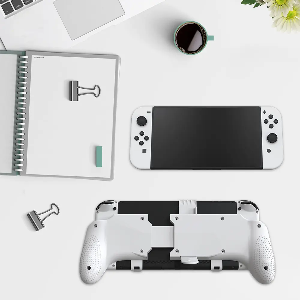 3in1 Grip Handle for Nintend Switch OLED/Switch Lite Console Stretch Game Holder Protective Shell Handle Stretch Grip Handle