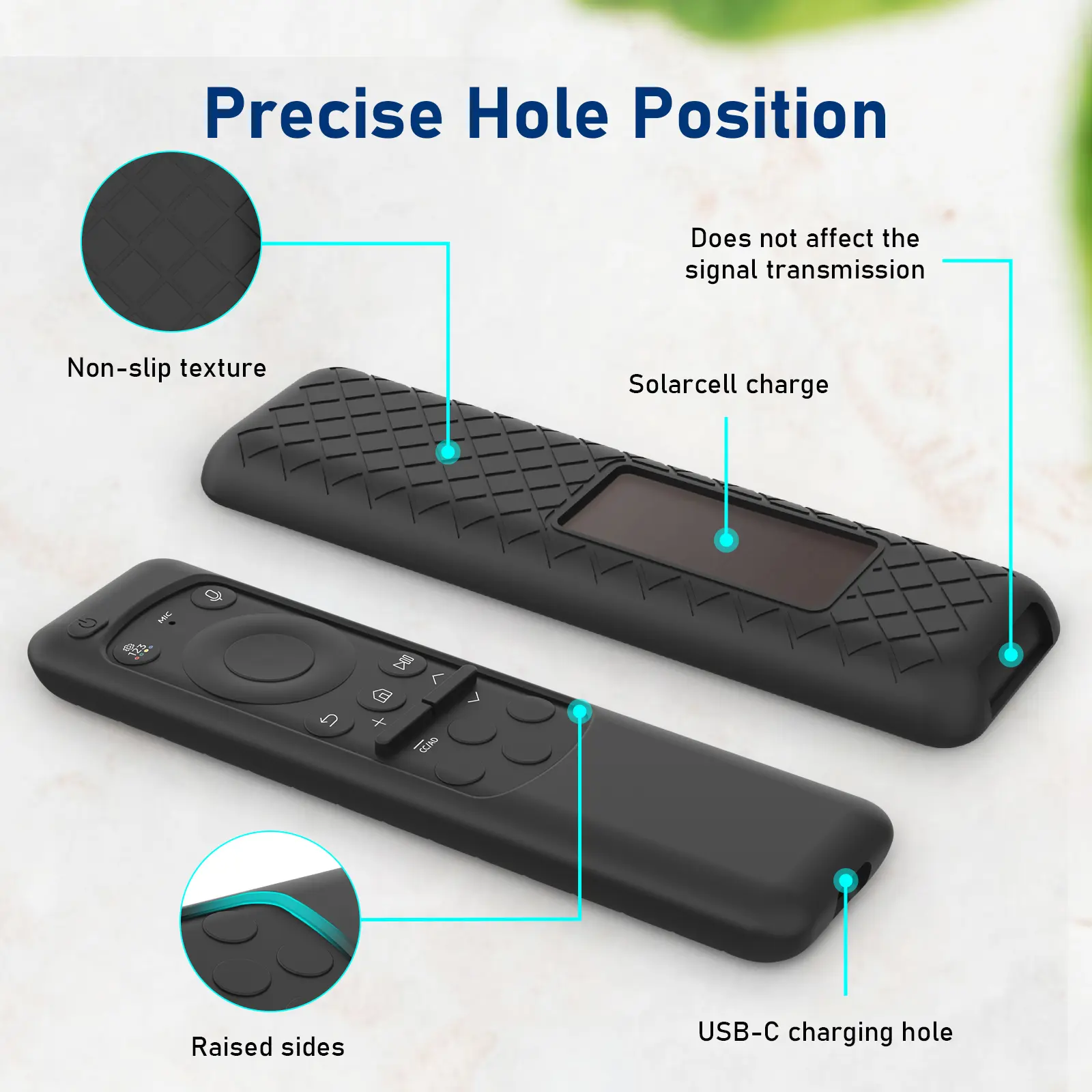 For Samsung BN59-01432A Solar Remote Control Silicone Protector  Non-slip Case