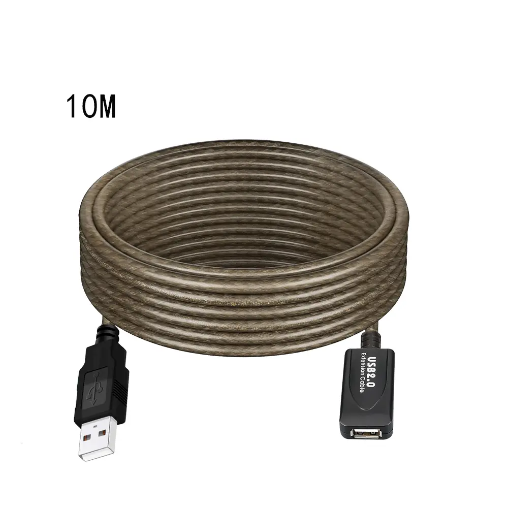 New 5M/10M USB 2.0 Extension Cable High Speed Male To Female Extension Cord Wire USB Adapter for PC Laptop Keyboard