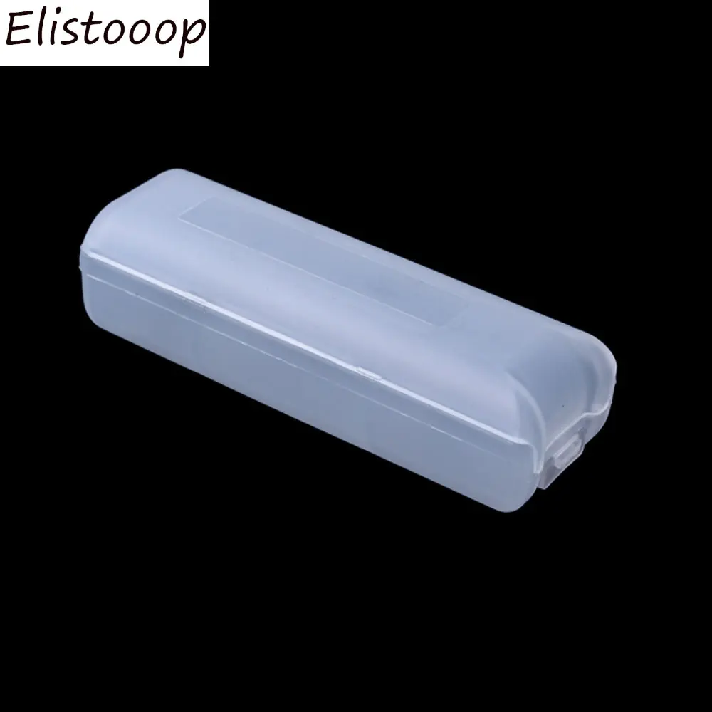 Rechargeable Battery Storage Case Battery Storage box Transparent Clear Plastic Case for 1pcs 26650 Battery 2Pcs/lot