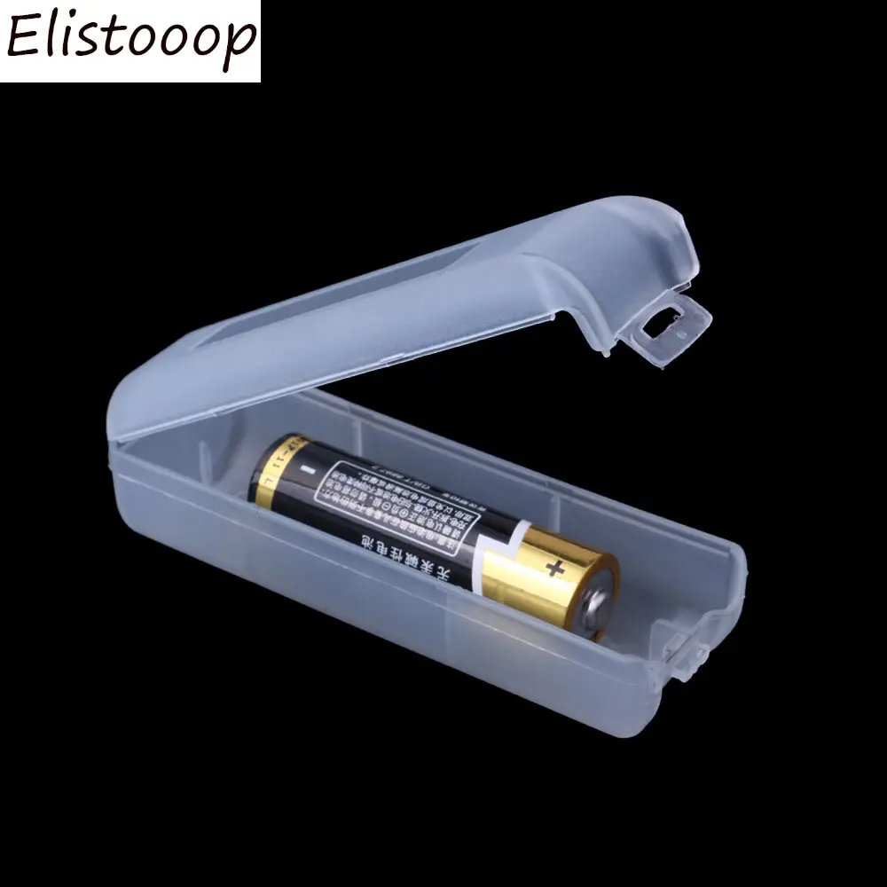 Rechargeable Battery Storage Case Battery Storage box Transparent Clear Plastic Case for 1pcs 26650 Battery 2Pcs/lot