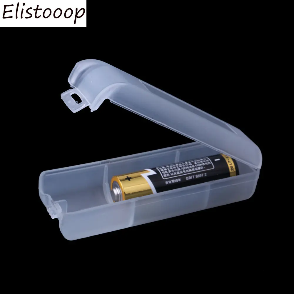 Rechargeable Battery Storage Case Battery Storage box Transparent Clear Plastic Case for 1pcs 26650 Battery 2Pcs/lot