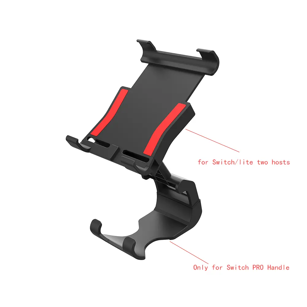 Clip Mount Holder For Nintendo Switch/lite Host Gamepad Accessories Adjustable Clamp Rotate Stents For NS Pro Handle Bracket
