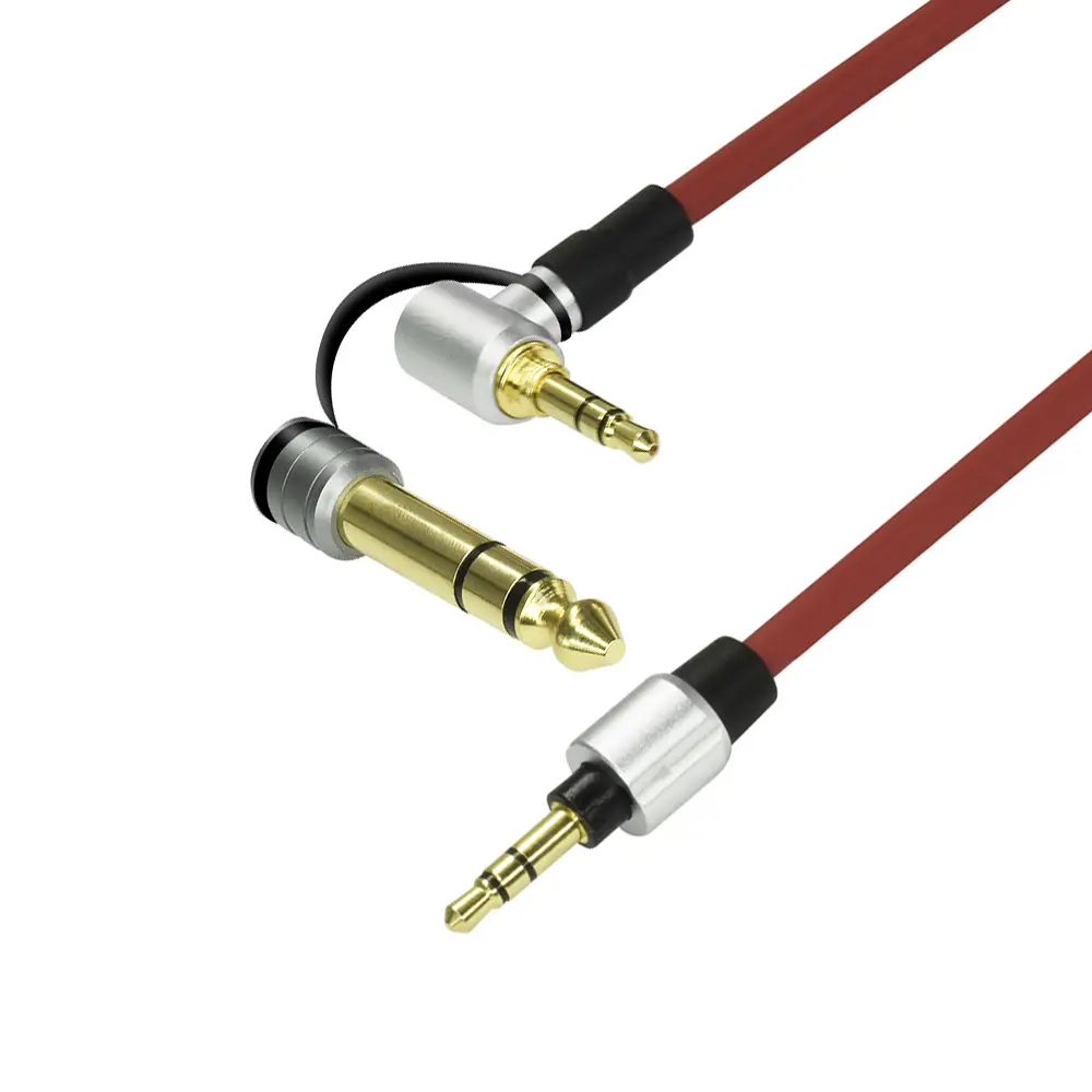 Stereo Audio Cable Cord Headsets Replacement Adapter Strong and Durable For Dr Dre Solo Pro Mixr Headphones Studio Beats