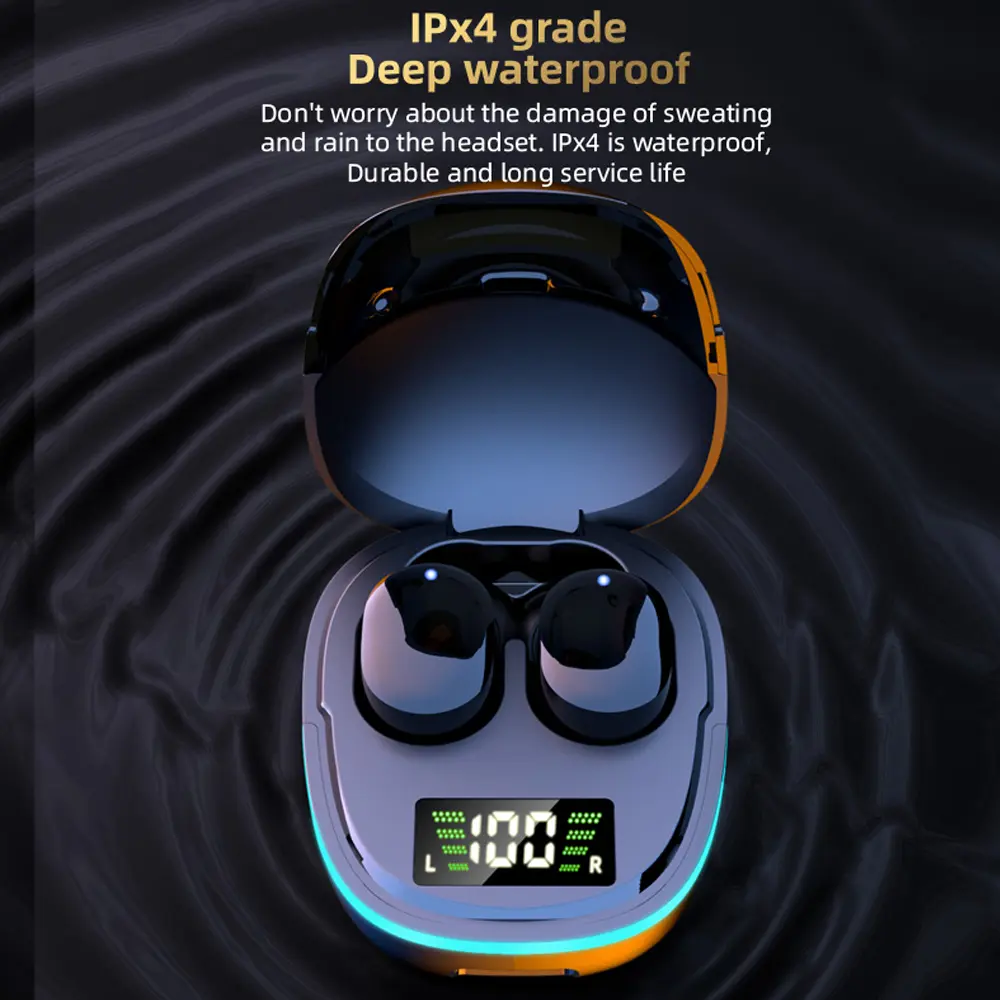 Wireless TWS G9S Earphones Bluetooth 5.1 Earbuds HiFi Sound Headset Waterproof Noise Reduction Sports Headphones With Mic