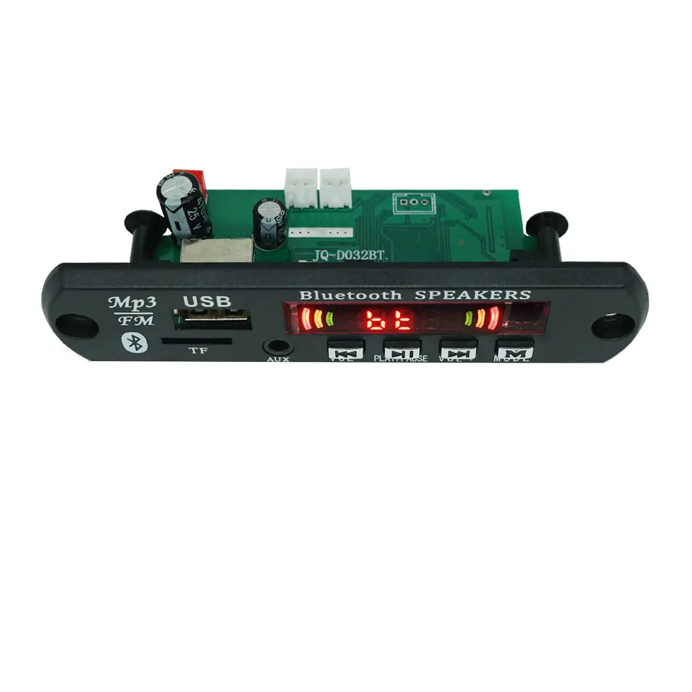 Wireless 2*3W Wireless Handsfree 12v Bluetooth 5.0 MP3 Decoding Board Module Car USB MP3 Player TF Card Slot USB  FM