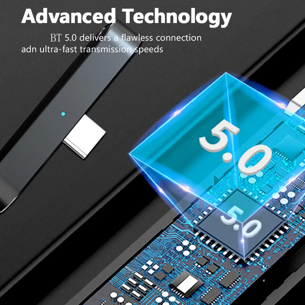 USB Type C Wireless Bluetooth Audio Transmitter Adapter A2DP SBC Low Latency USB Dongle For Nintendo Switch PS4 TV PC