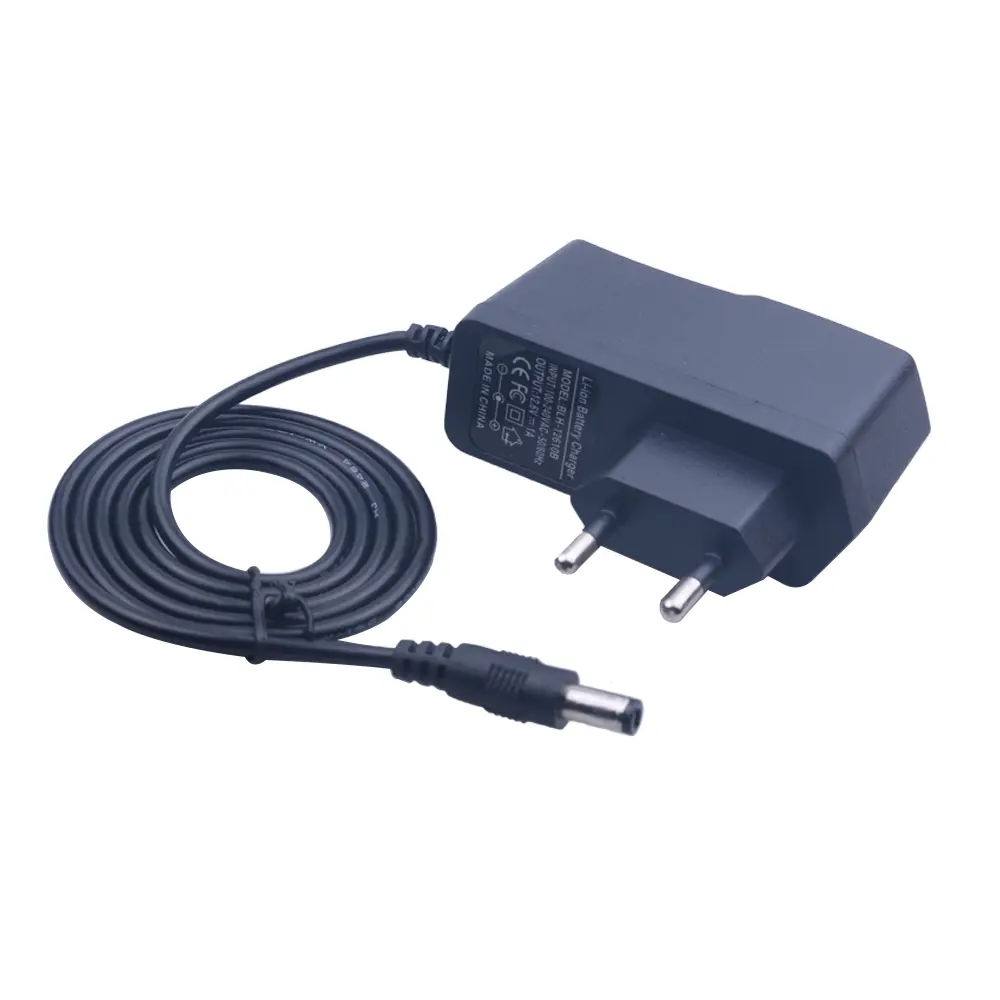 DC 12.6 V 1A/1000mA Li-ion Battery Charger Power Supply Charger 100-240V AC Converter Adapter 12.6V Li-ion Battery Charger EU/Us