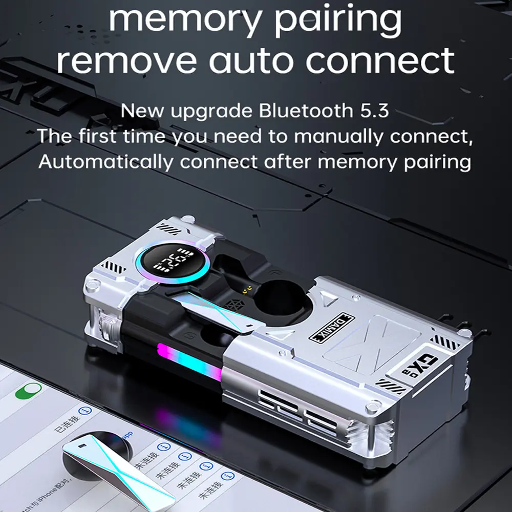 Wireless Bluetooth Headphones TWS Earphones Mini Heaset with Charging Case Waterproof Earbuds for iPhone Samsung Xiaomi