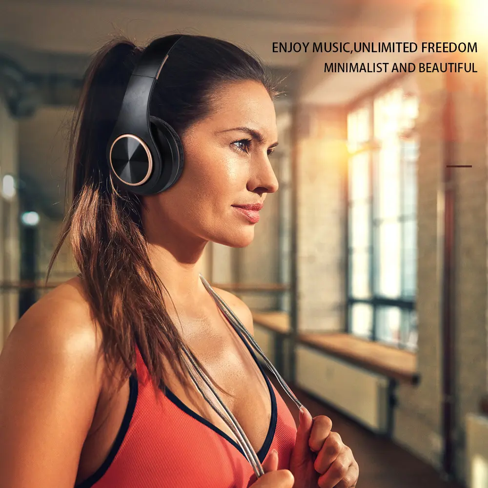 Foldable Blutooth Headphones Noise Canceling Music MP3 Player Sport Hedset Bluetooth Earphone Big Ear Phones Earphones