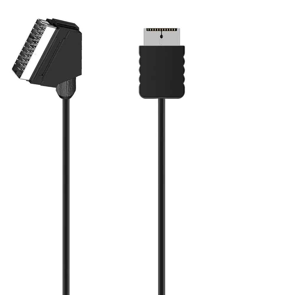 2m AV Cable for Sony Playstation PS1 PS2 PS3 for PAL/NTSC RGB SCART Cable TV AV Lead Replacement Connection Cable