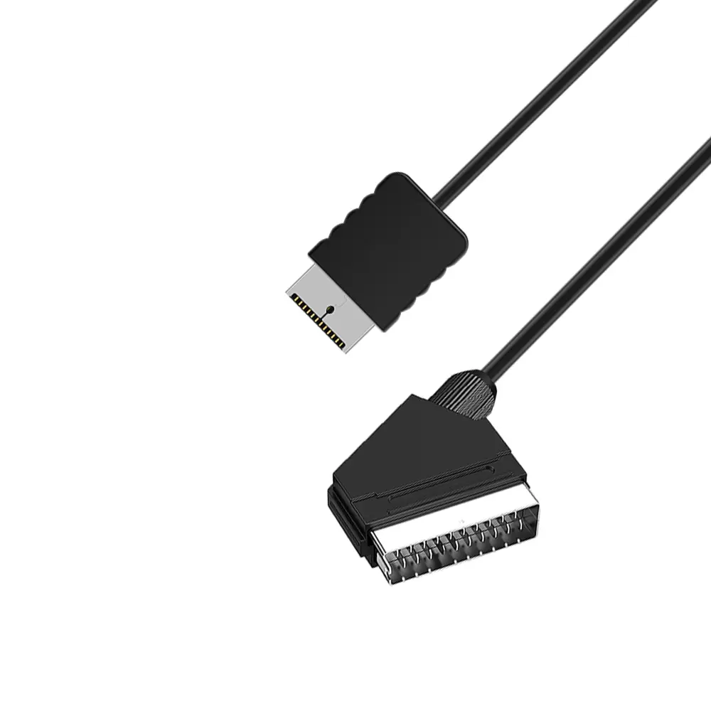 2m AV Cable for Sony Playstation PS1 PS2 PS3 for PAL/NTSC RGB SCART Cable TV AV Lead Replacement Connection Cable