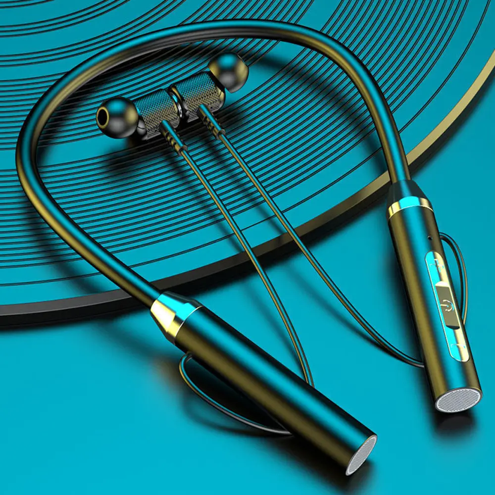 Neckband Headphone Wireless Bluetooth 5.0 Headset Game Earphone Subwoofer Earpiece Magnetic Earbuds for iphone Sumsamg Xiaomi