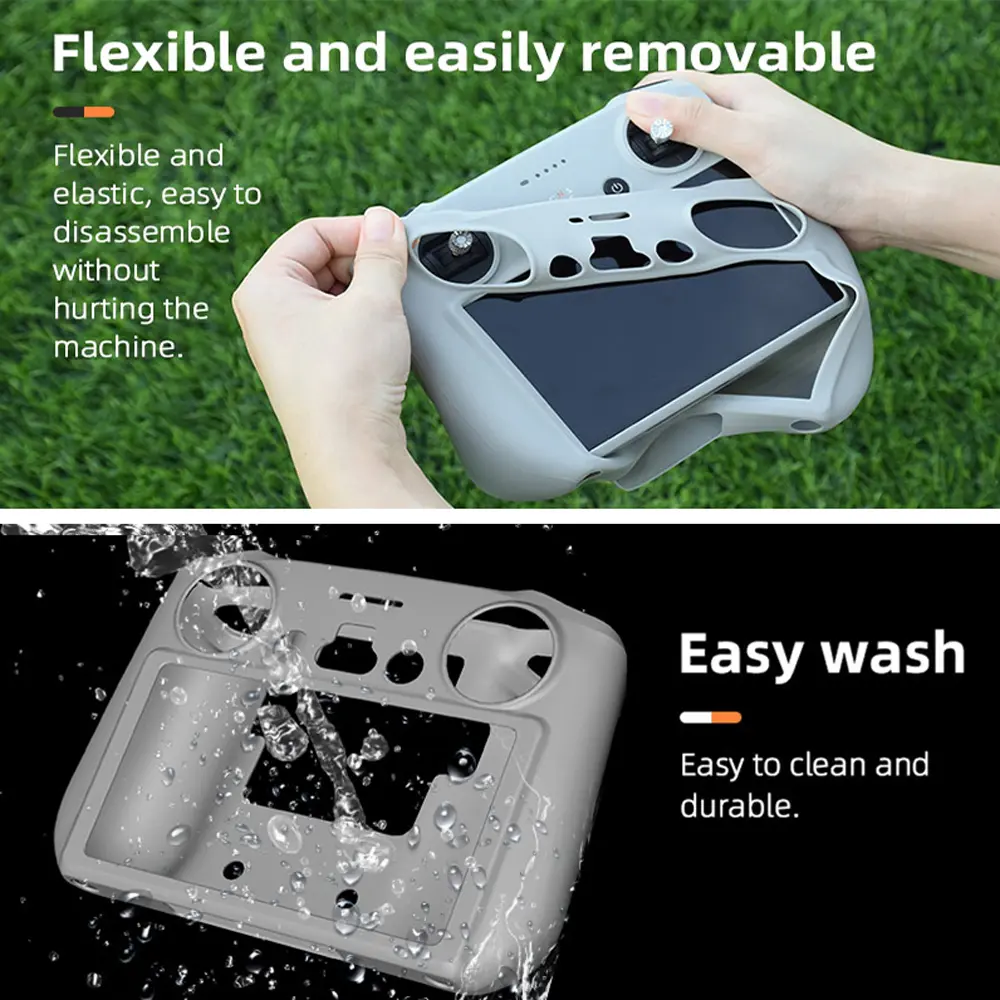 Dustproof Silicone Sleeve Protective Cover Anti-scratch For DJI Mini 3 Pro RC Remote Controller
