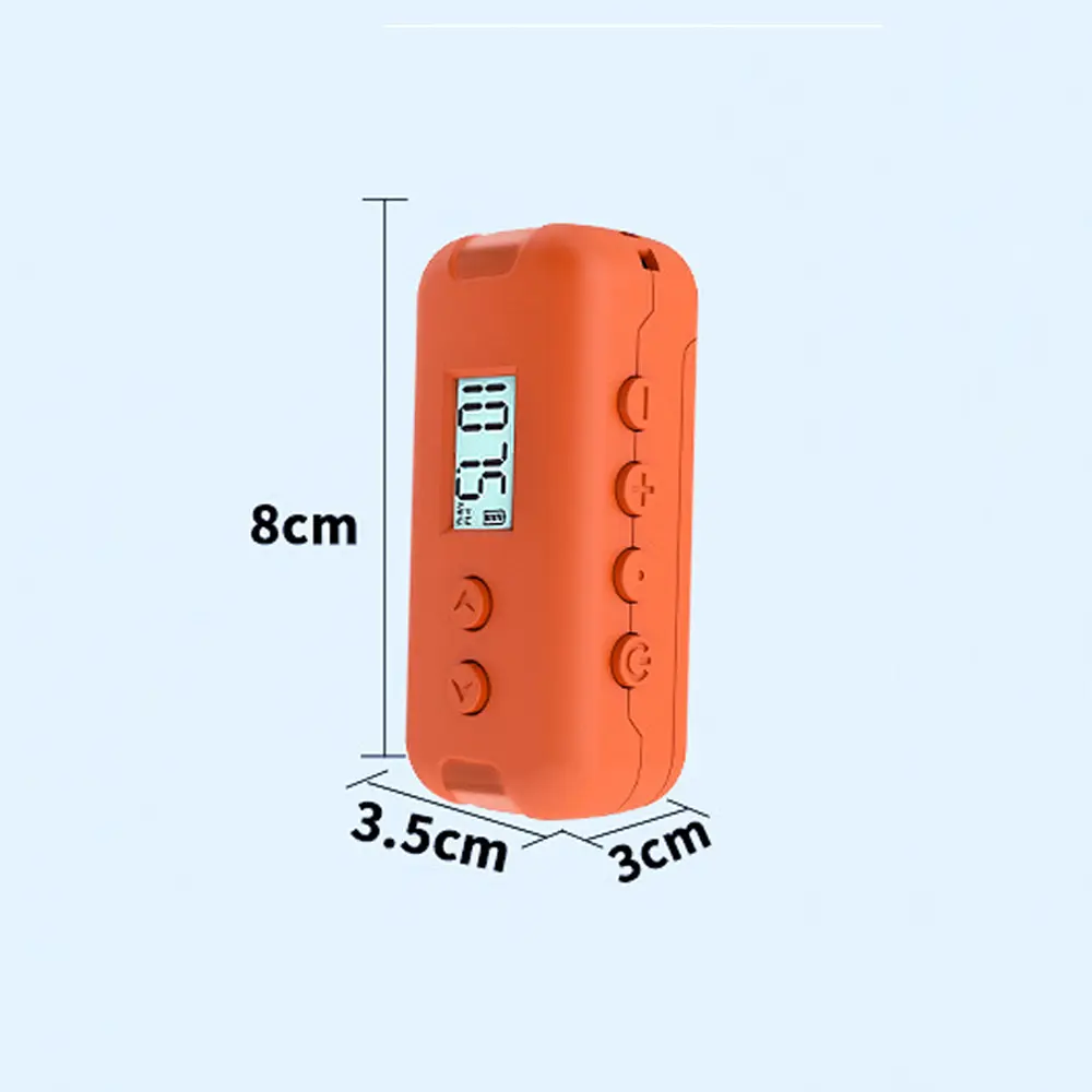 Pocket FM Radio Portable 50-108MHZ Radio Receiver with LCD Display 3.5mm Earphone Time Display Mini Radio 2*AAA Power Supply