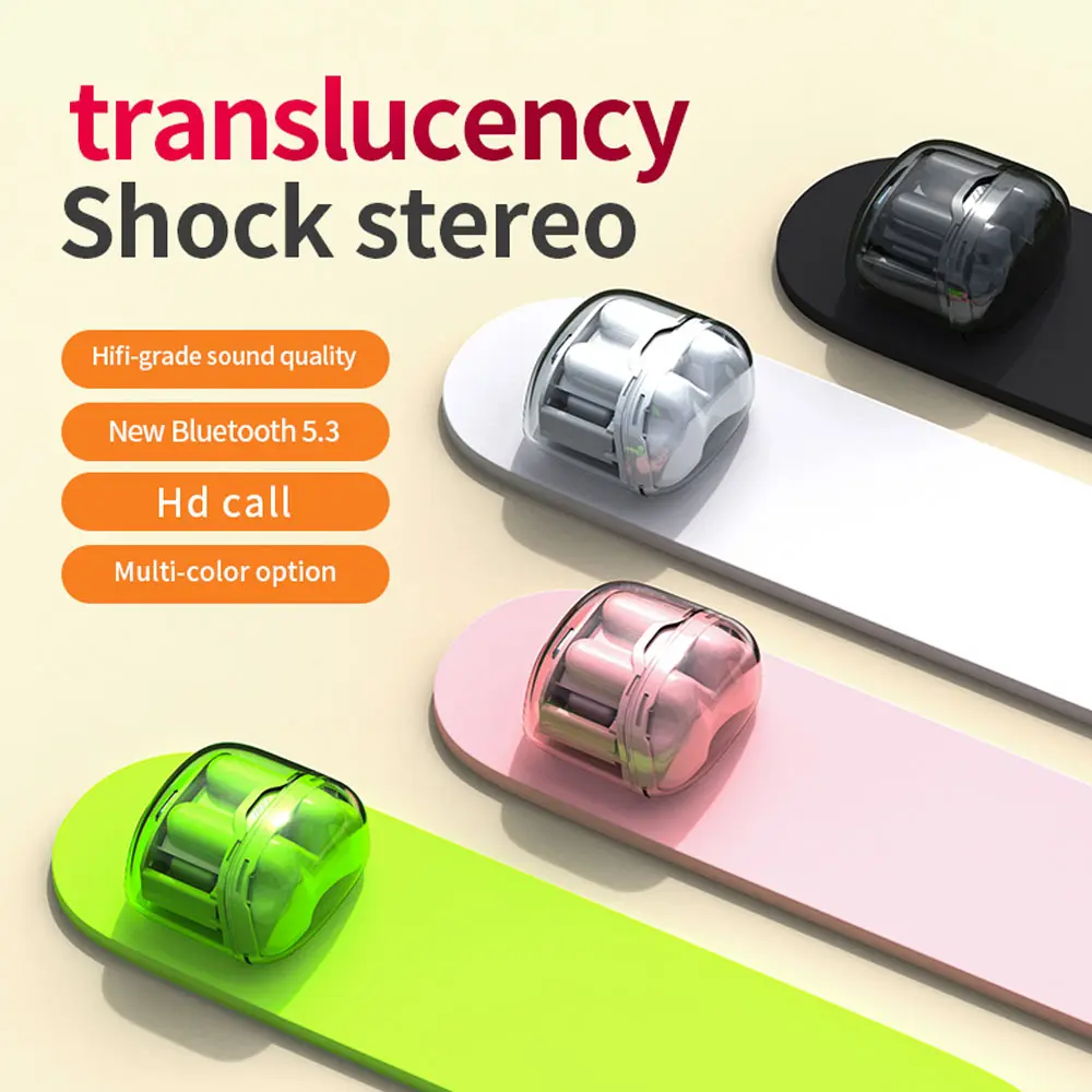 TM40 Headphones Bluetooth Earphones Wireless Headset Earbuds Display Sport With Microphones TWS Earphone for IPhone Xiaomi