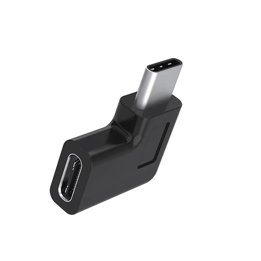 New USB 3.1 Type C Male To Female USB C Converter Port Adapter 90 Degree Right Angle For Smart Devices