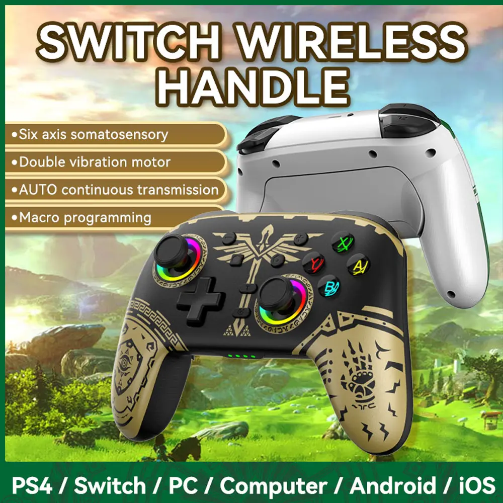 Wireless Bluetooth Gamepad For Nintend Switch Pro Controller Joystick For Switch Game Console Birthday Gift Joystick Handle