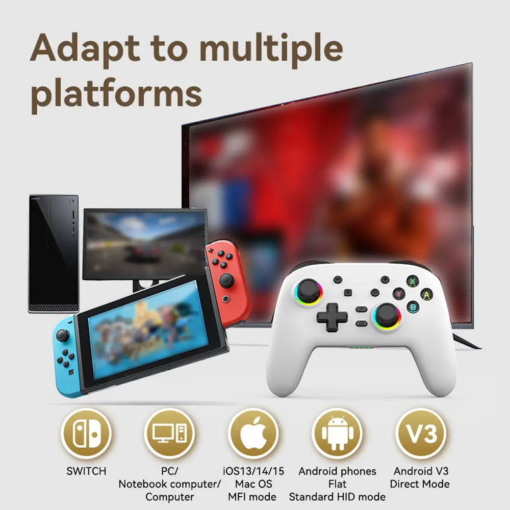 Wireless Bluetooth Gamepad For Nintend Switch Pro Controller Joystick For Switch Game Console Birthday Gift Joystick Handle