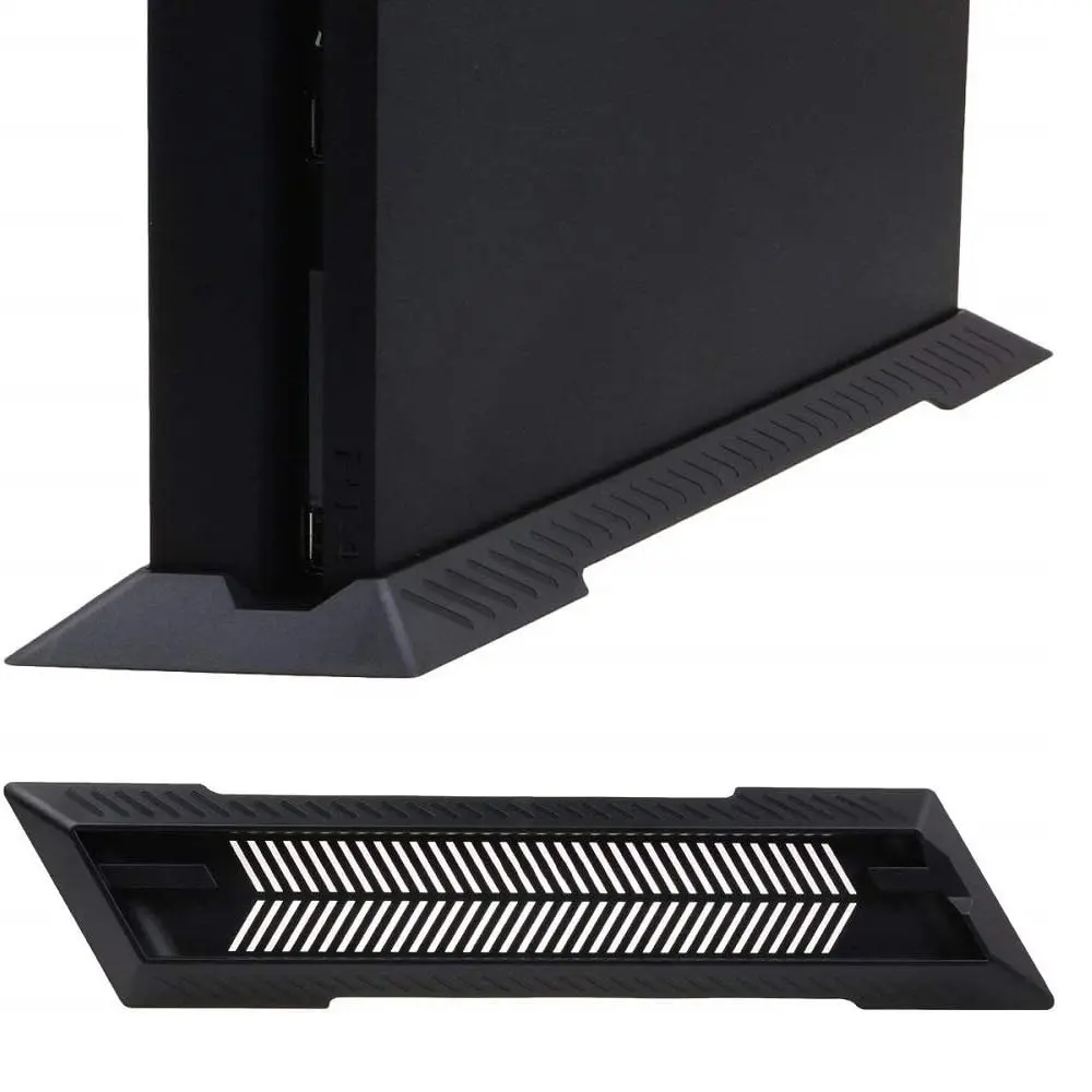Hot sale Vertical Stand Dock Mount Supporter Base Holder for PS4 Slim Black