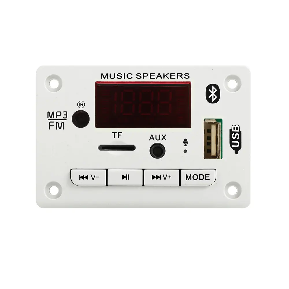 Bluetooth 5.0 MP3 WMA Decoder Board Audio Module USB TF Radio Bluetooth 5.0 Wireless Music Car MP3 Player With Remote Control