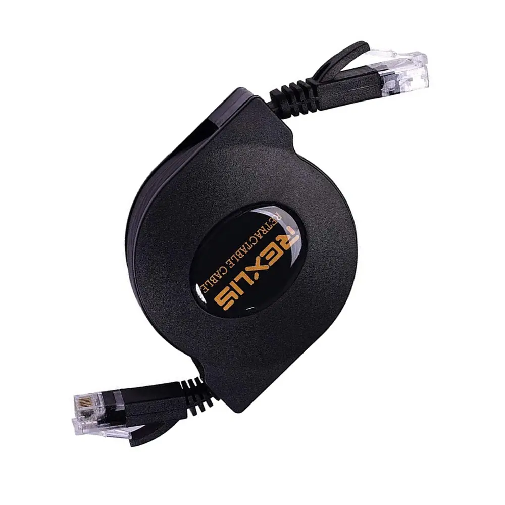 Ethernet Cable RJ45 Flat Ethernet Cable Cat 6 LAN Internet Ethernet Cord for Router PC TV box Retractable Patch Cord Cable 2M 1M