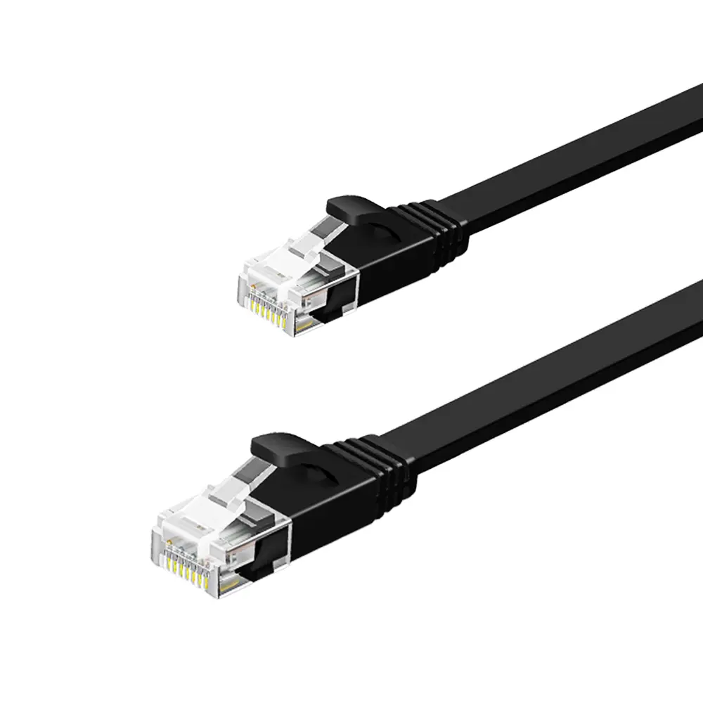 Ethernet Cable RJ45 Flat Ethernet Cable Cat 6 LAN Internet Ethernet Cord for Router PC TV box Retractable Patch Cord Cable 2M 1M