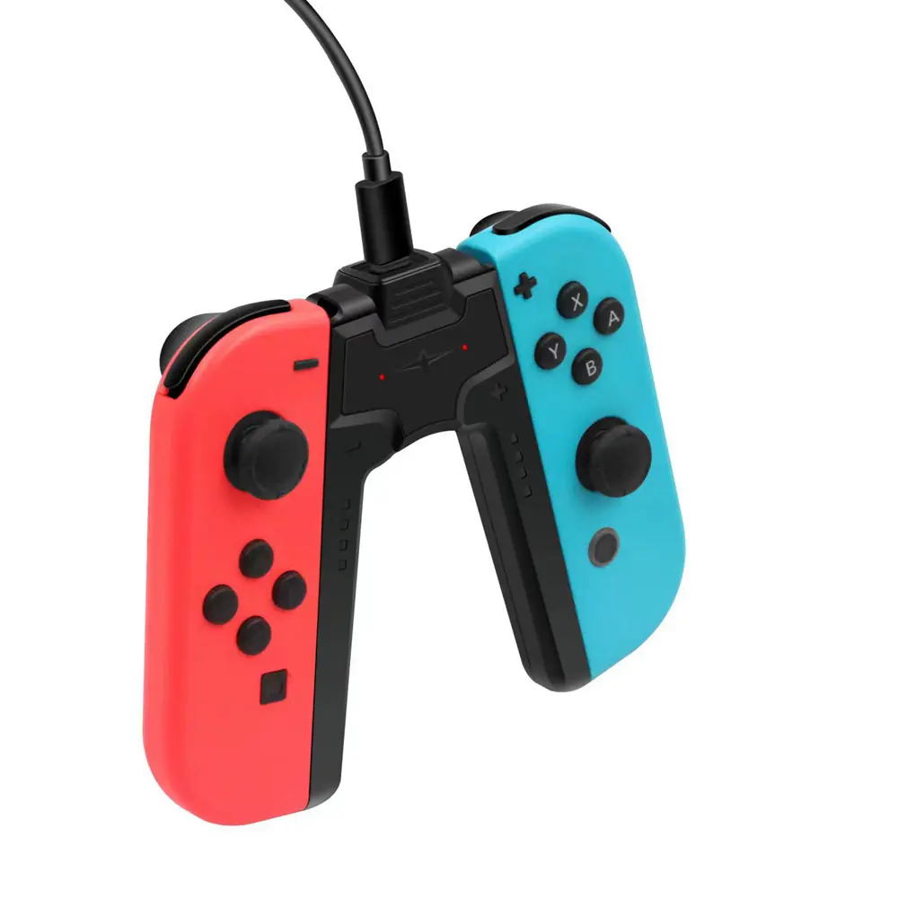 Charging Grip Portable Base Charging   For Nintendo Switch OLED Switch Joy-con Handle Charging V-shaped Handle