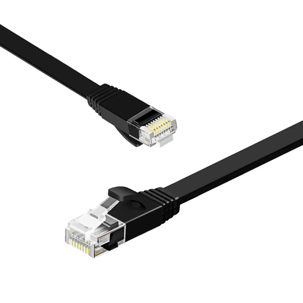 Ethernet Cable RJ45 Flat Ethernet Cable Cat 6 LAN Internet Ethernet Cord for Router PC TV box Retractable Patch Cord Cable 2M 1M