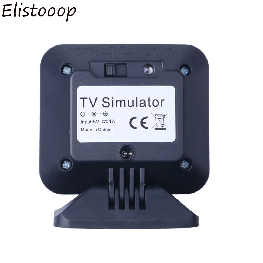 LED TV Simulator Fake TV Rotatable USB Powered Anti-burglar Home Security Device with Timer Function