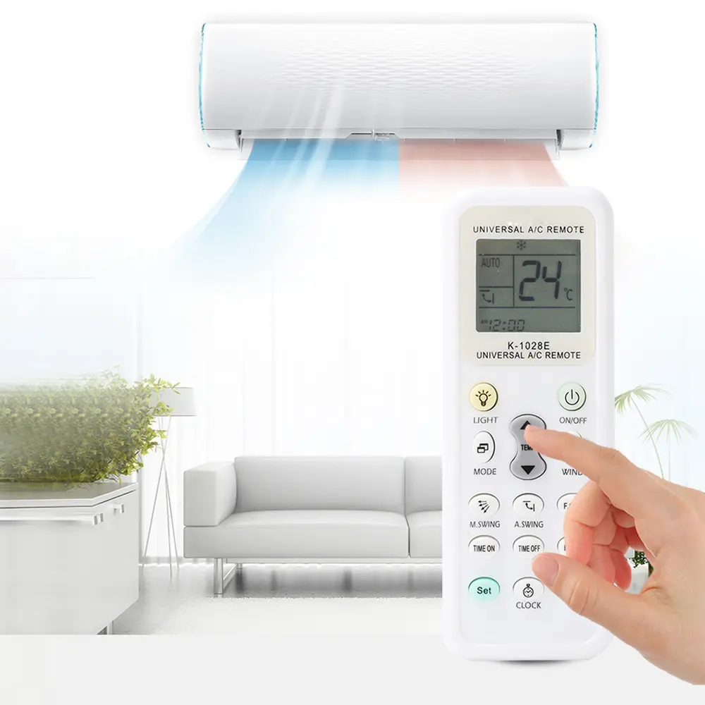 Universal 1000 in 1 K-1028E Wireless Remote Control AC Digital LCD Remote Control for Air Conditioner