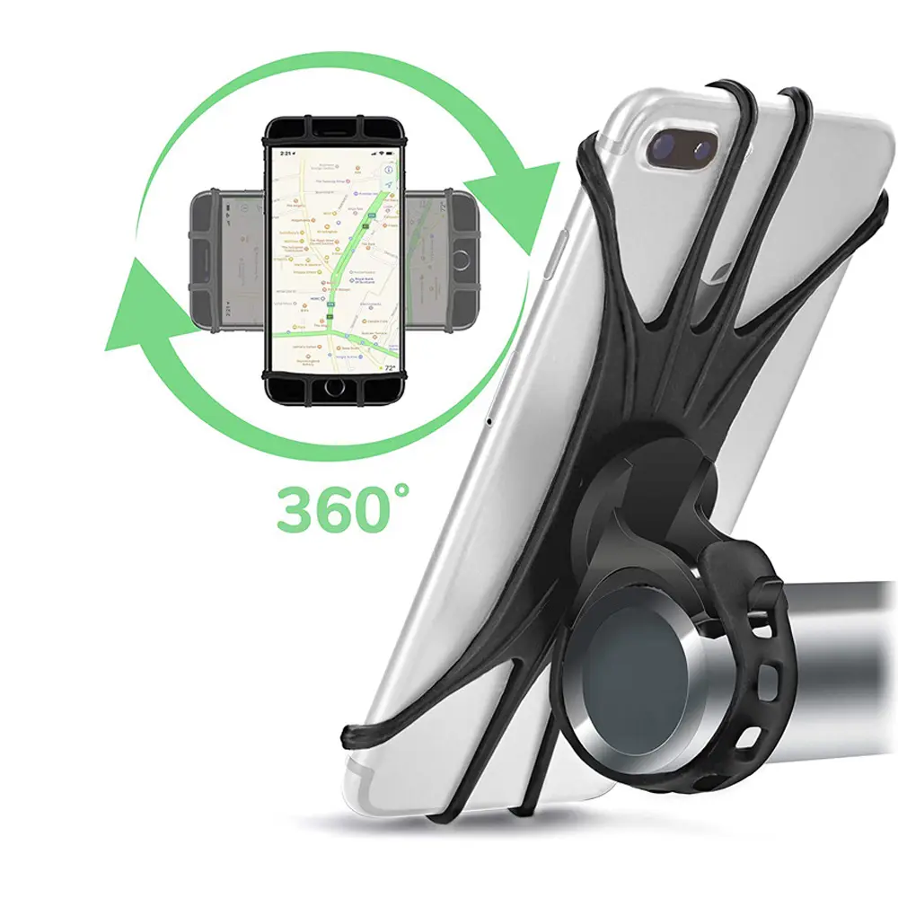 Motocycle Bicycle Mobile Phone Holder for iPhone Samsung Xiaomi Huawei Cell Phone Mobile Bike Handlebar Bracket Holder