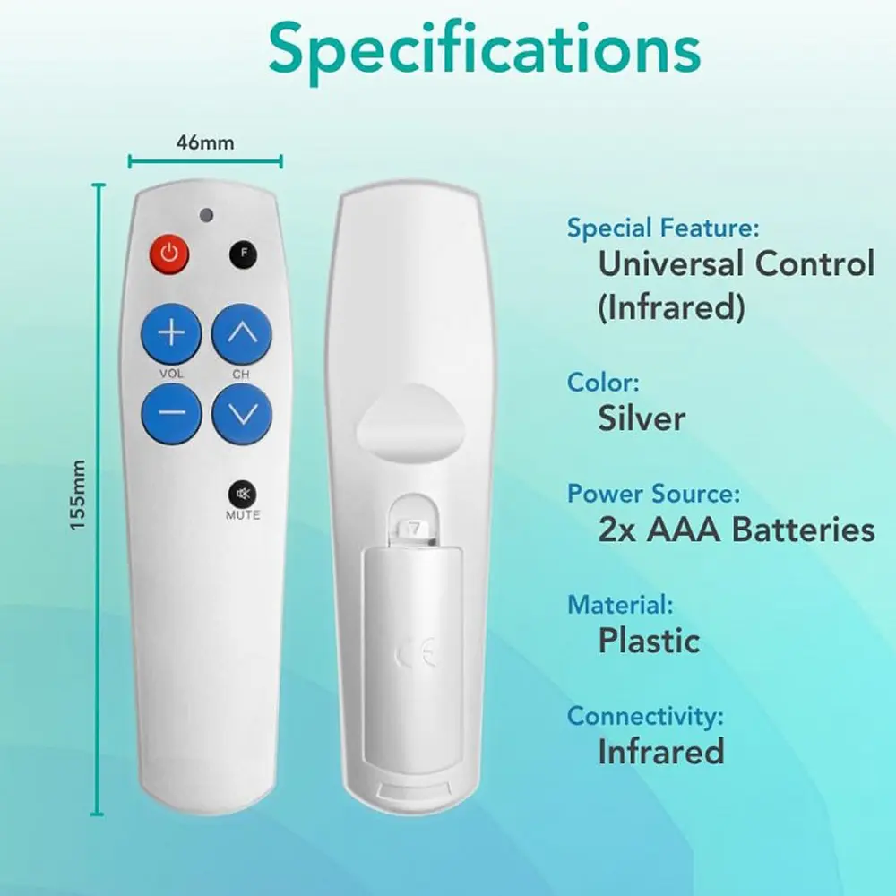 Universal 7 Buttons Learn Remote Control Smart IR learning Clone Copy Controller For TV CD DVD STB DVB HiFi TV BOX