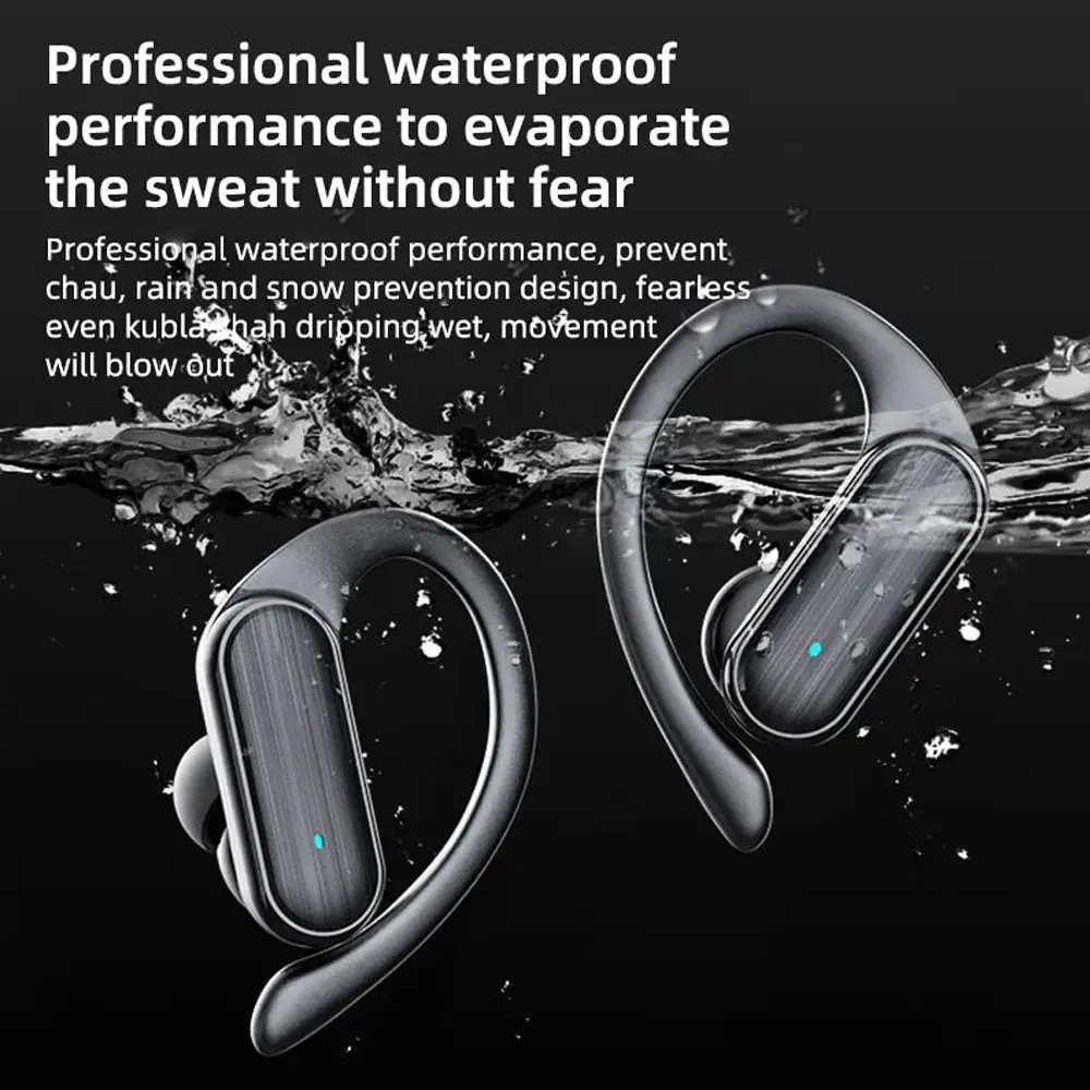 Wireless TWS Earbuds Bluetooth 5.3 Earbuds Stereo in-Ear Noise Cancelling Mic Earphones Waterproof Headphone Sports Headset