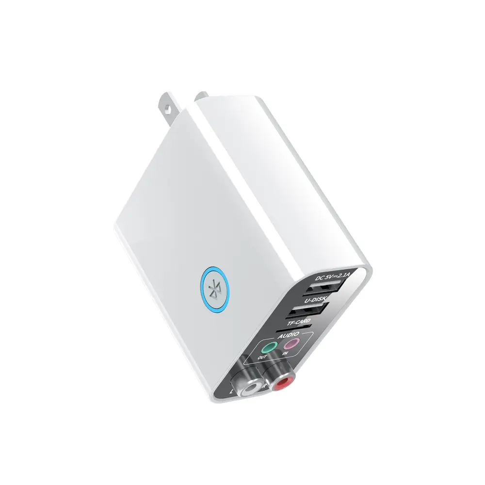 Multifunction Wireless Bluetooth 5.0 Audio Receiver Transmitter Adapter TF/U Disk Play Quick USB Charge For Headphone TV Control