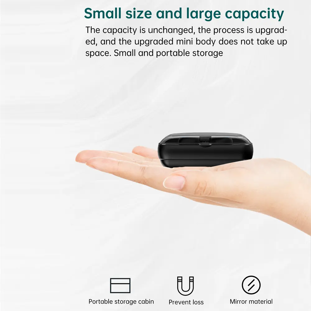 M19 Bluetooth Wireless Headset TWS Earphones Waterproof Headsets with Mic HiFi Stereo Music Earbuds for iPhone Xiaomi Samsung