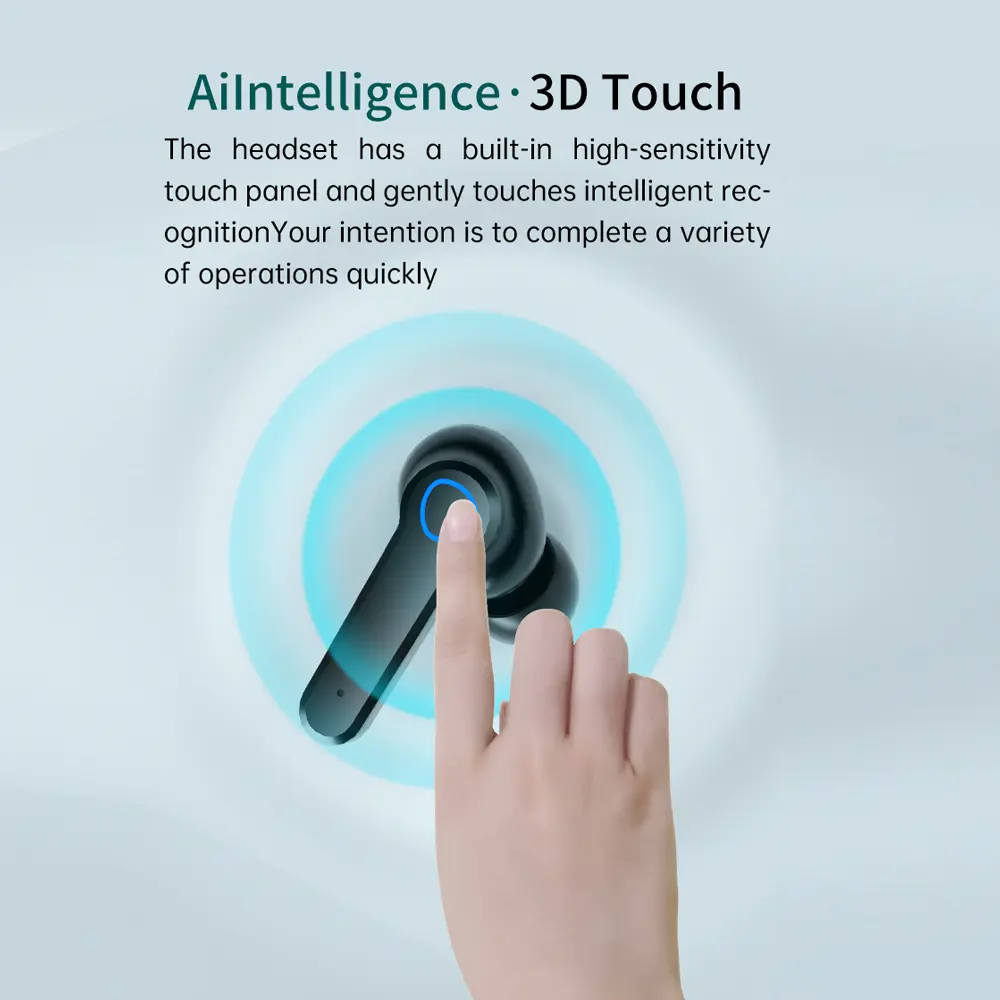 M19 Bluetooth Wireless Headset TWS Earphones Waterproof Headsets with Mic HiFi Stereo Music Earbuds for iPhone Xiaomi Samsung