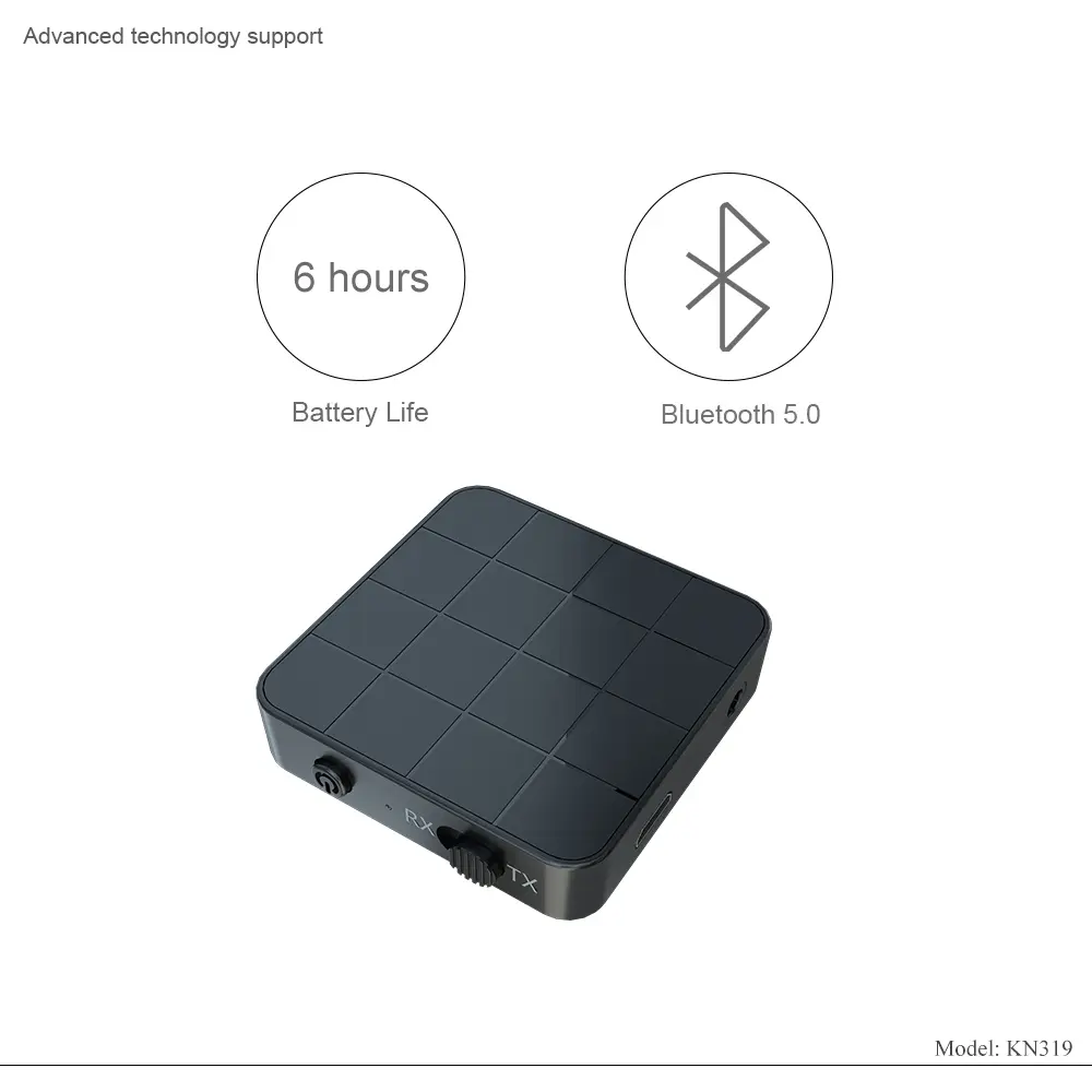 2 IN 1 Wireless Bluetooth Transmitter Receiver 3.5mm Wireless Audio Adapter Stereo Audio Bluetooth Dongle For Car TV Speaker