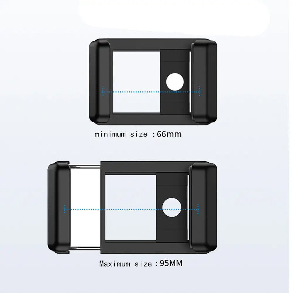 Universal 66-95mm Clip Extendable Clamp Lens Used For Live Photography For Smartphones Clamp Holder