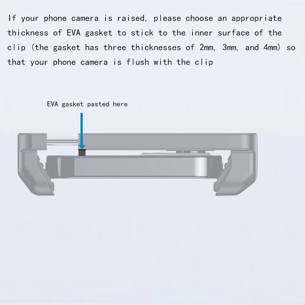 Universal 66-95mm Clip Extendable Clamp Lens Used For Live Photography For Smartphones Clamp Holder